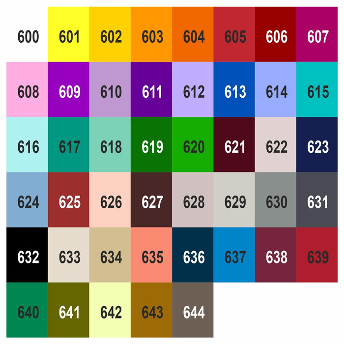 Jet-Print Mat - Colour Pallete